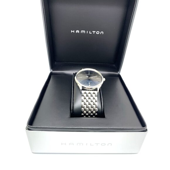 Hamilton Men's Watch H38525181 Jazzmaster Swiss Automatic Gray Dial Steel 40mm - Picture 3 of 15